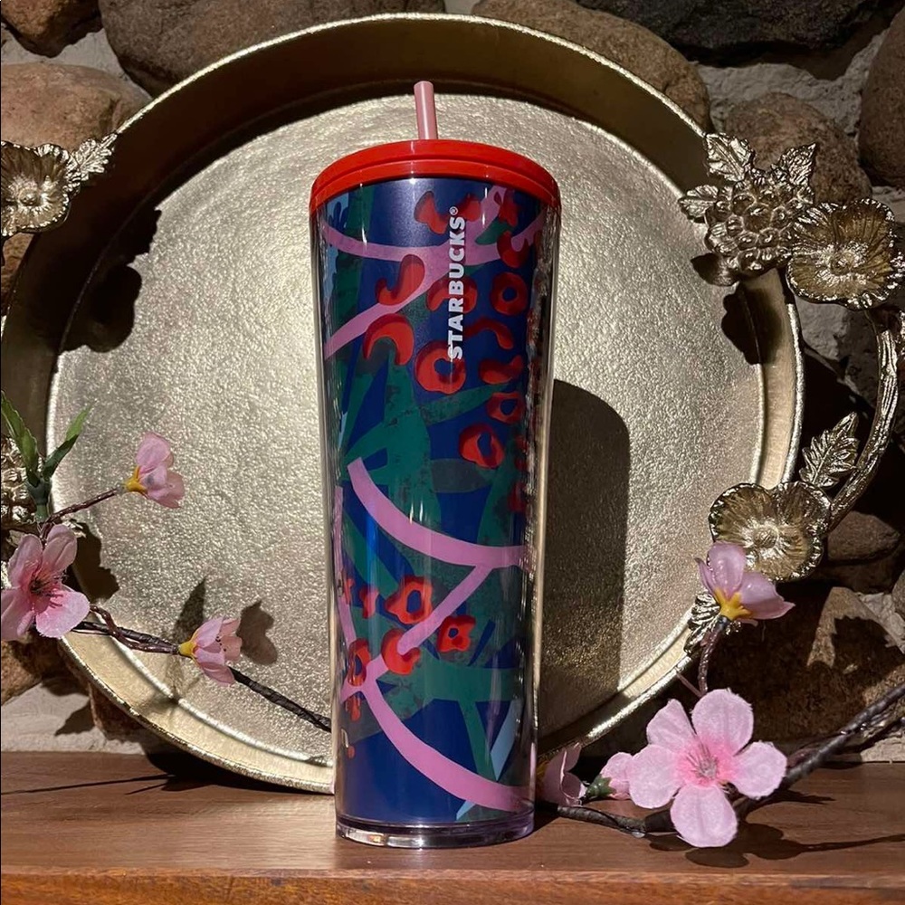 Starbucks Jungle Leopard Print Acrylic Tumbler